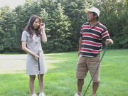 Japonesa Después Del Torneo De Golf Mamadas